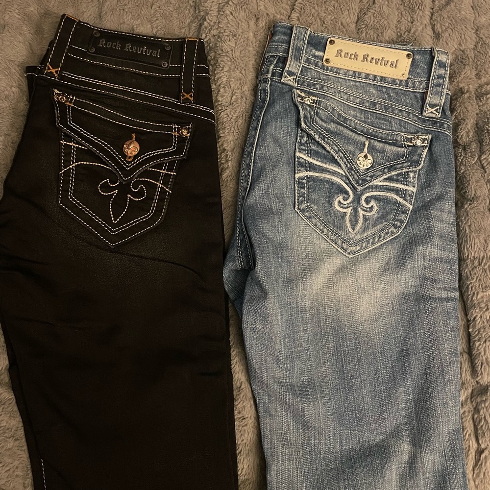 Women’s Rock Revival Jeans
Both pair for listed price or will sell individually